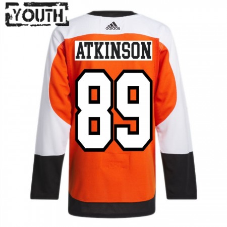 Børn NHL Philadelphia Flyers Trøje Cam Atkinson Adidas 2023-24 Orange Hjemme Authentic